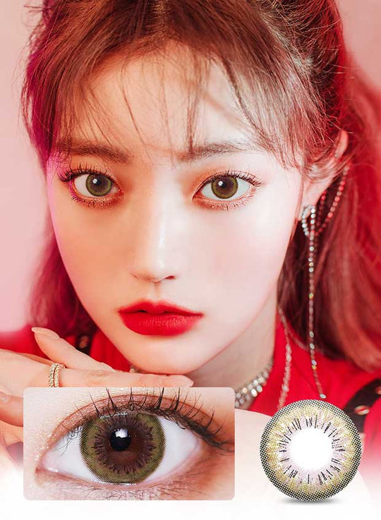 Vanity Khaki Green (1Pcs) 3 Months (Buy 1 Get 1 Free) Colored Contacts