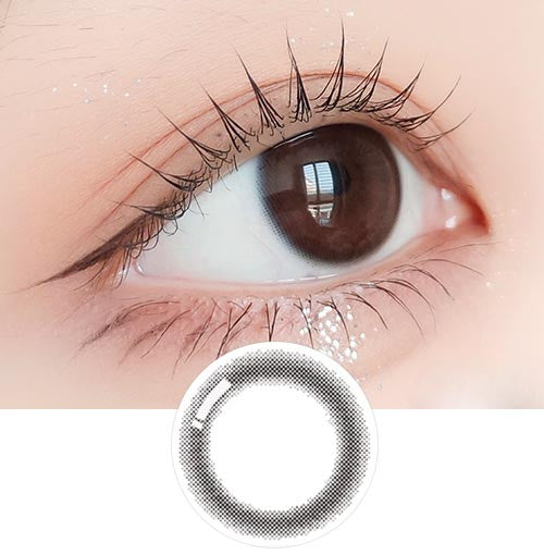 Iwwing Black (2pcs) Monthly ( Buy 1 Get 1 Free ) Colored Contacts