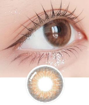 Iwwinka Brown (2pcs) Monthly ( Buy 1 Get 1 Free ) Colored Contacts