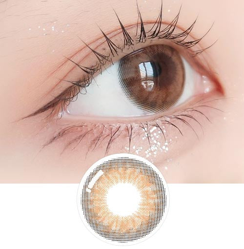 Iwwinka Brown (2pcs) Monthly ( Buy 1 Get 1 Free ) Colored Contacts