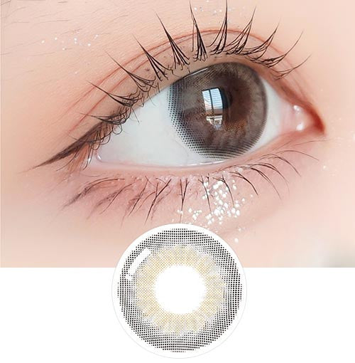 Iwwinka Grey (2pcs) Monthly ( Buy 1 Get 1 Free ) Colored Contacts