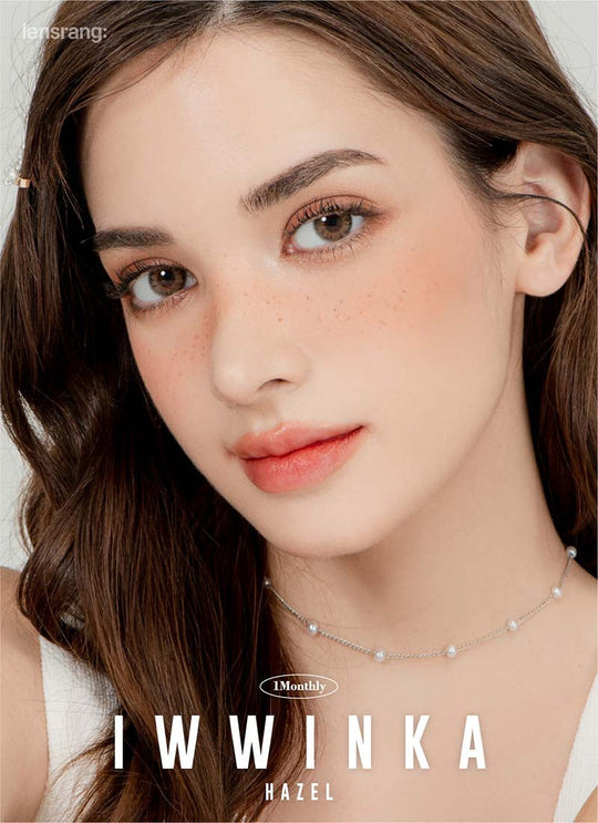 Iwwinka Hazel (2pcs) Monthly ( Buy 1 Get 1 Free ) Colored Contacts