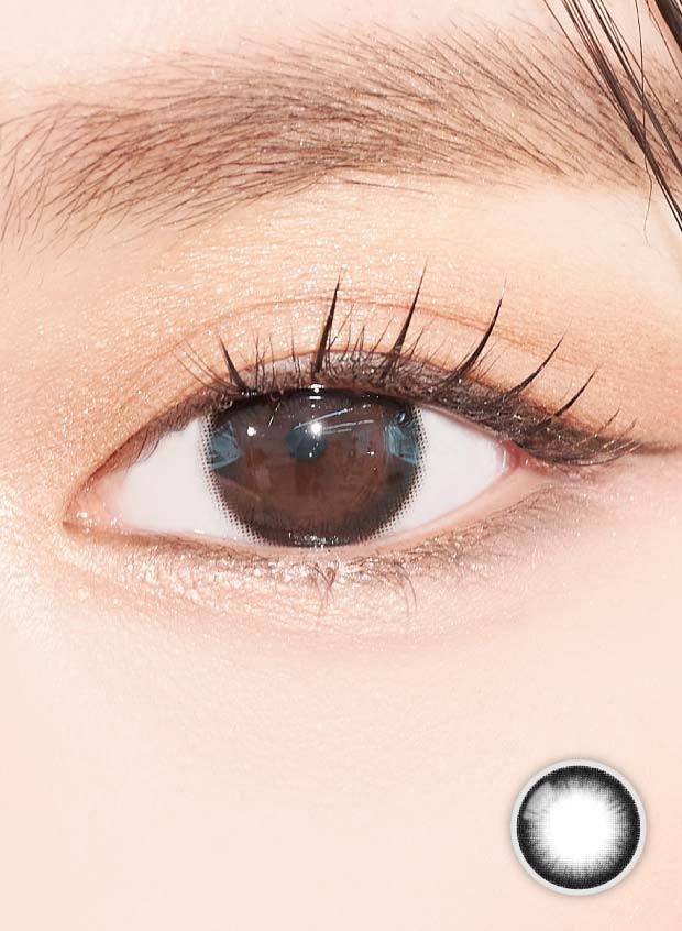Just Black (1pcs) Monthly (Toric Lens) Sph -1.00 ~ -8.00 Cyl -0.75, -1.25, -1.75 Colored Contacts