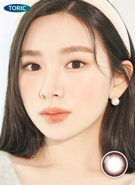 Just Choco (1pcs) Monthly (Toric Lens) Sph -1.00 ~ -8.00 Cyl -0.75, -1.25, -1.75 Colored Contacts