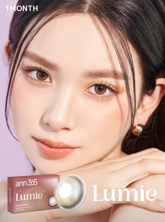 Lumie Deep Brown (2pcs) Monthly Colored Contacts