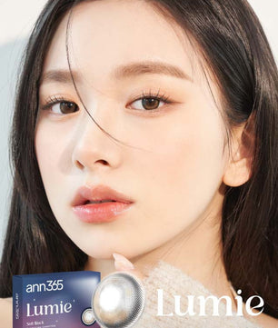 Lumie Soft Black (2pcs) Monthly Colored Contacts