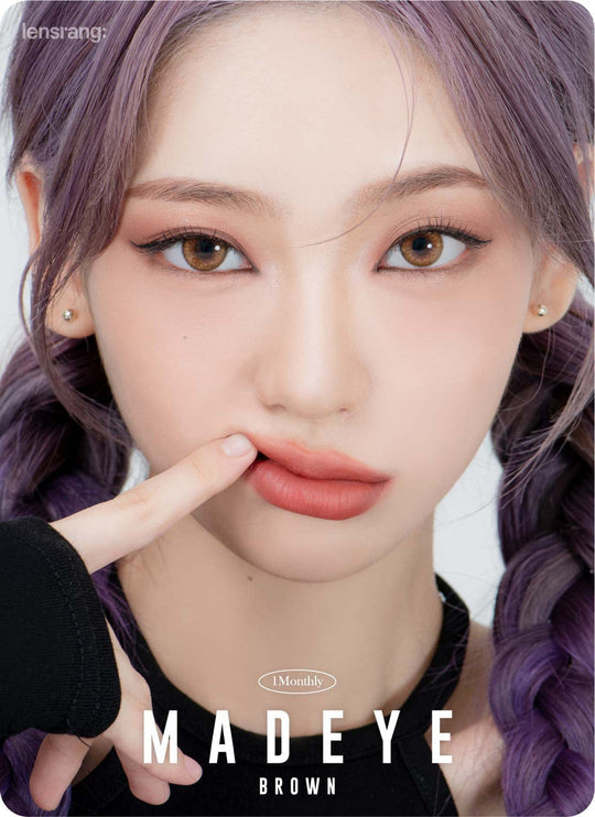 Madeye Brown (2pcs) Monthly ( Buy 1 Get 1 Free ) Colored Contacts