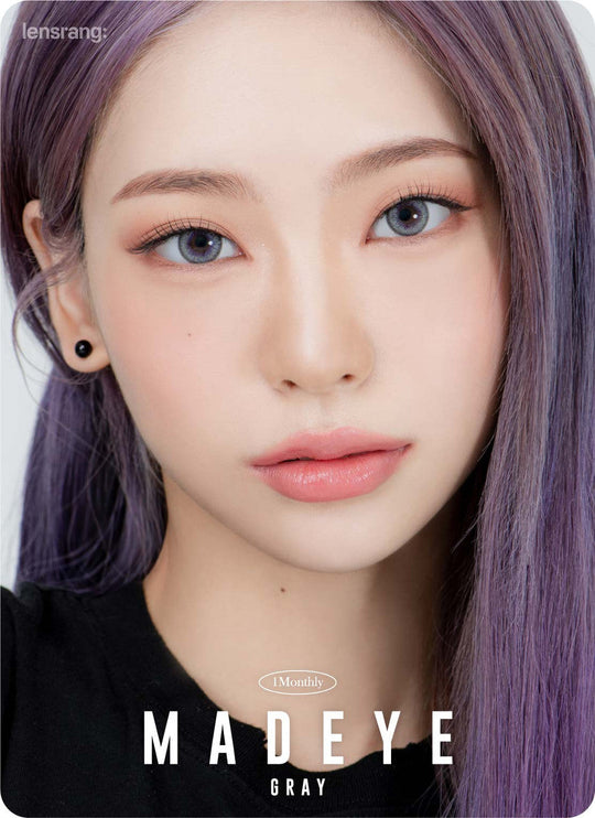 Madeye Grey (2pcs) Monthly ( Buy 1 Get 1 Free ) Colored Contacts
