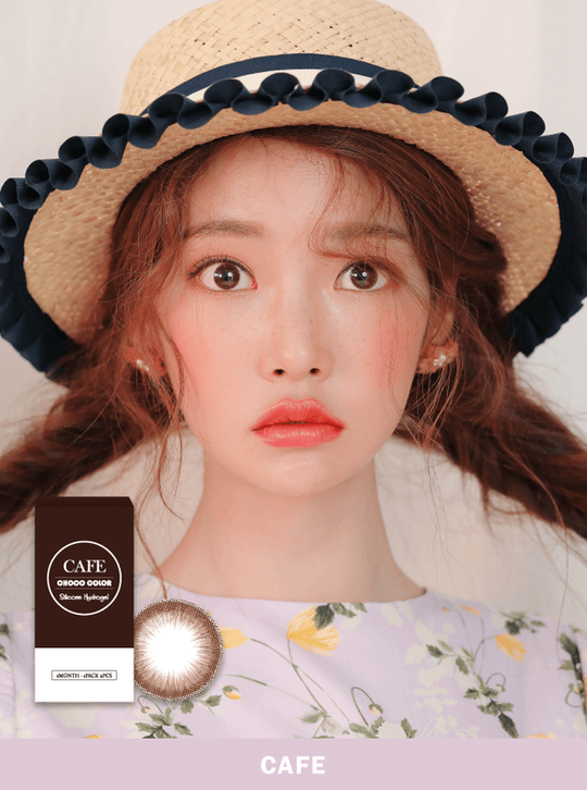 1Month Ann Cafe Choco (2Pcs) (Silicone Hydrogel) Colored Contacts