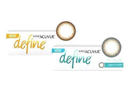 1 Day Acuvue New Define (30Pcs) / Radiant Bright / Radiant Charm Colored Contacts