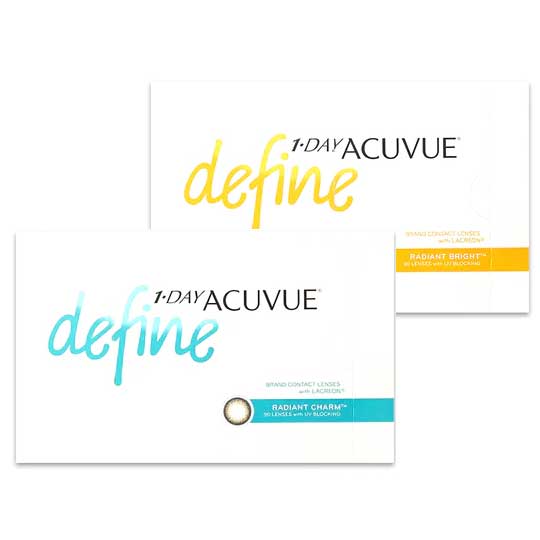 1 Day Acuvue New Define (90pcs) / Radiant Bright / Radiant Charm Colored Contacts