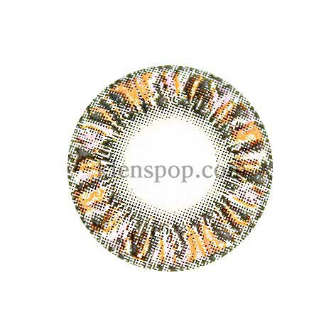 Angry Brown (Brianna) Colored Contacts (2Pcs) 6 Months