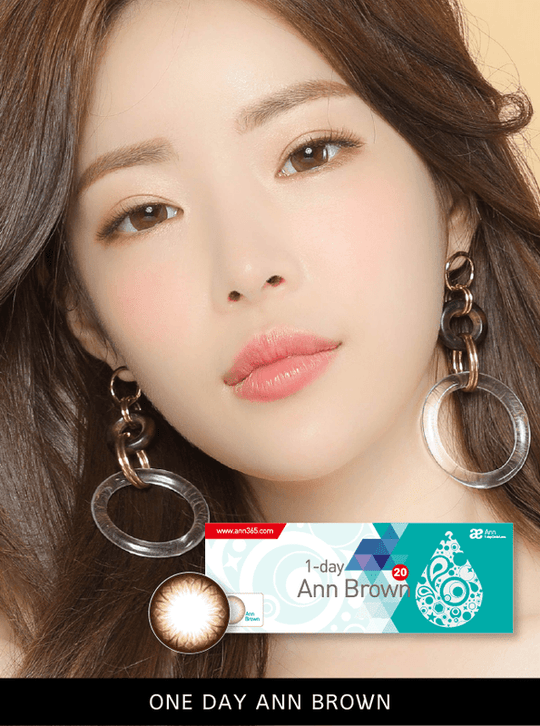 Ann Brown 1Day (10Pcs) Colored Contacts