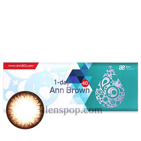 Ann Barbie Brown 1Day (40Pcs) Colored Contacts