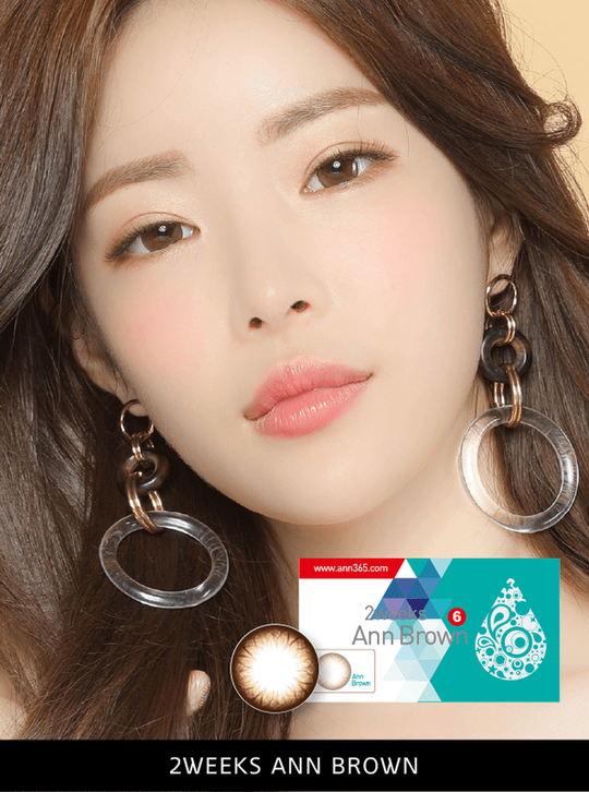 Ann Barbie Brown Biweekly (6Pcs) Colored Contacts