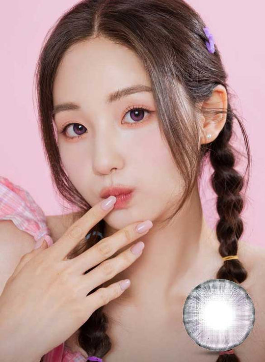 Monthly Anreen Pink Violet (2Pcs) Colored Contacts
