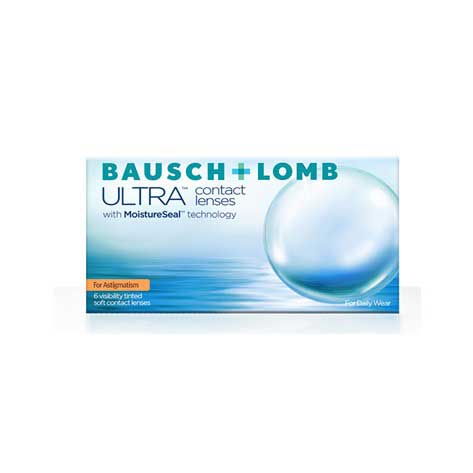 Bausch And Lomb Ultra Toric Monthly Contact Lenses (6pcs) Sph 0.00 ~ -9.00 Cyl -2.25, -2.75 Ax 10, 20, 90, 160, 170, 180 Bc 8.6