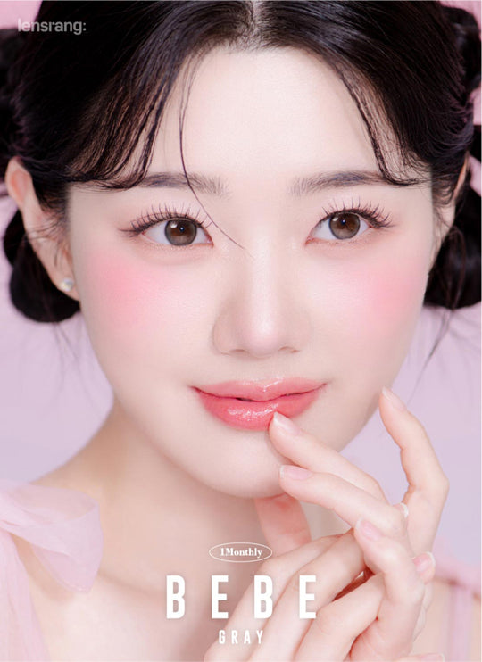 BeBe Grey (2pcs) Monthly ( Buy 1 Get 1 Free ) Colored Contacts