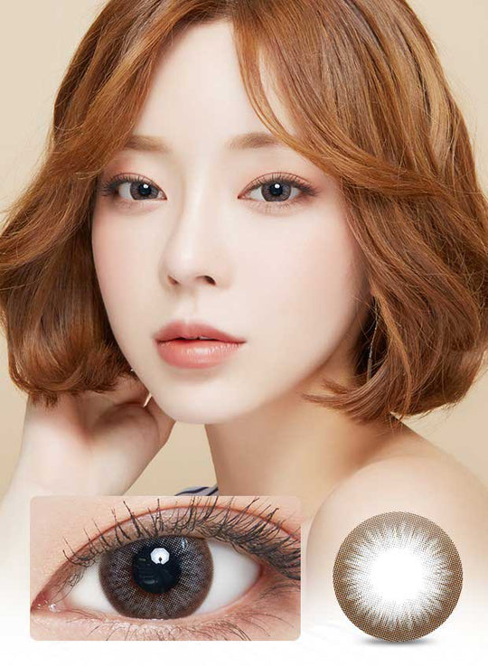 Big Class Grey (2Pcs) Monthly [Silicon Hydrogel] Colored Contacts