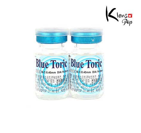 Blue Toric Contact Lenses For An Astigmatism (2Pcs) 6 Months Sph -0.50 ~ -12.00 Cyl -0.50 ~-4.00 Ax 10 ~ 180 Bc 8.4