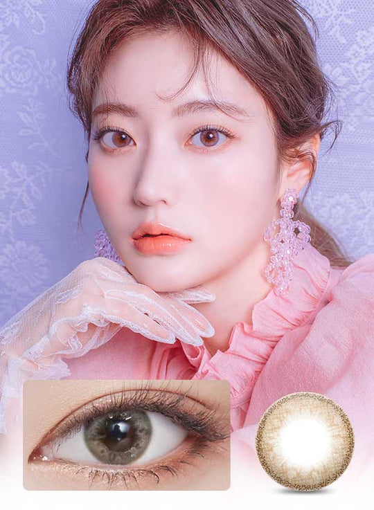 Blush Brown (1Pcs) (Buy 1 Get 1 Free) 3 Months Colored Contacts