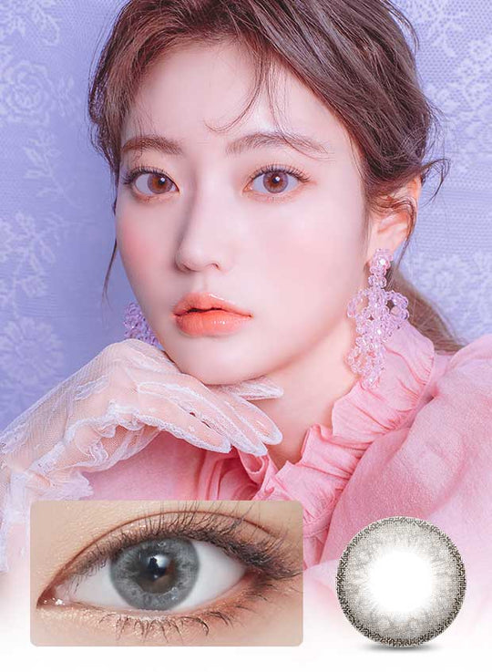 Blush Grey (1Pcs) (Buy 1 Get 1 Free) 3 Months Colored Contacts