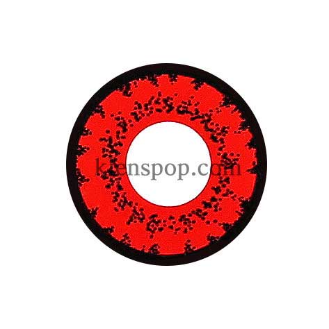 Cp-S7 Red Halloween Contact Lenses (2Pcs)