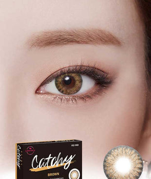 Main-Image-Catchy-Brown-1pcs-3Months-Colored-Contacts
