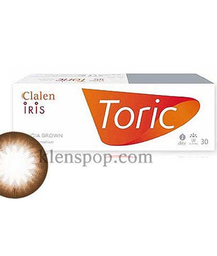 Main-Image-Clalen-Alicia-Brown-Toric-Lens-2pcs-Daily-Trial-Lens-Cyl-0.75-Colored-Contacts
