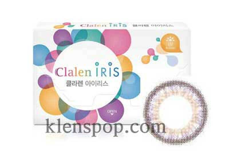 Main-Image-Clalen-Iris-M-3303-Selena-Purple-2pcs-Monthly-Colored-Contacts