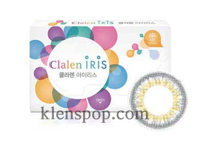 Clalen Iris M 3311 Selena Light Gray (2Pcs) Monthly Colored Contacts