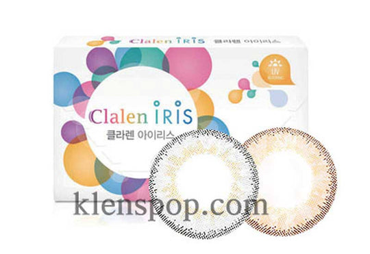 Clalen Iris M Chloe Brown & Grey (2Pcs) Monthly Colored Contacts