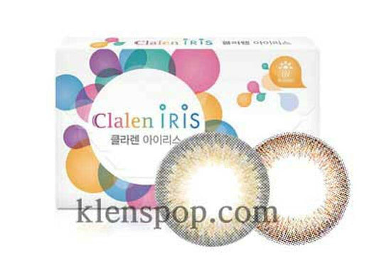 Clalen Iris M Emma Brown & Grey (2Pcs) Monthly Colored Contacts