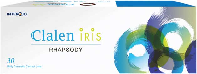 Clalen Iris Rhapsody Choco, Latin Brown, Soul Brown, Jazz Black (30Pcs +10Pcs) Daily Colored Contacts