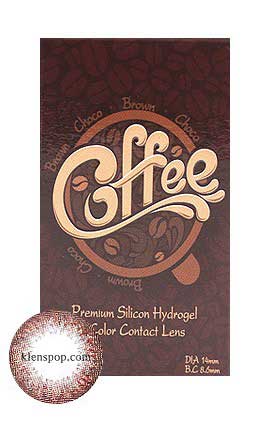 Coffee Choco (Silicone Hydrogel) Colored Contacts (2Pcs) Monthly