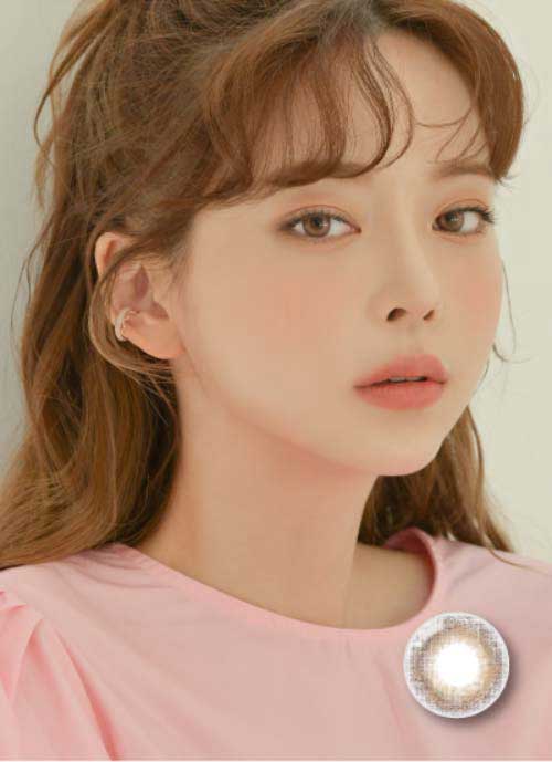 Credit Brown (2pcs) Monthly ( Buy 1 Get 1 Free ) (Silicone Hydrogel) Colored Contacts