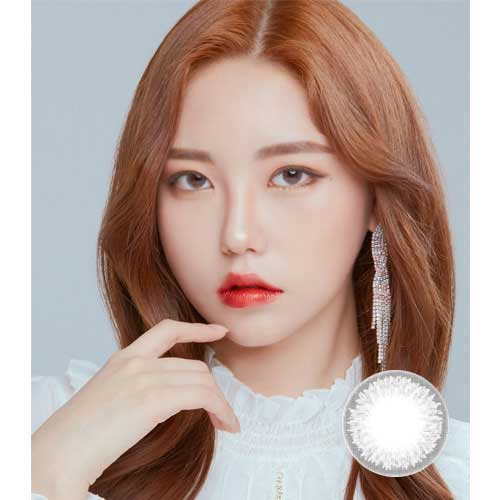 Dear Grey Contact Lenses Monthly (Bp-1) (2Pcs) ( Buy 1 Get 1 Free)