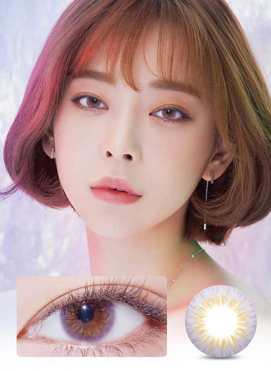 Deep Shine Violet (2Pcs) Monthly ( Buy 1 Get 1 Free) Colored Contacts