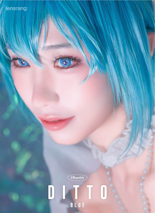 Ditto Blue (2pcs) Monthly MPC Lens Colored Contacts