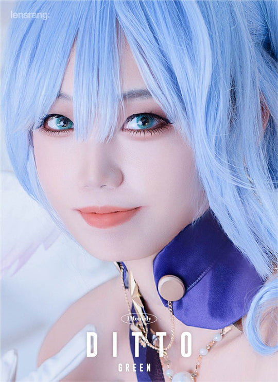 Ditto Green (2pcs) Monthly MPC Lens Colored Contacts