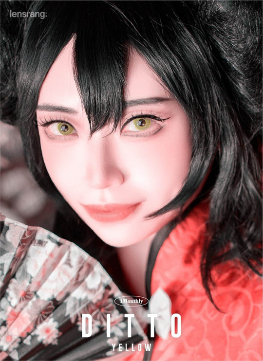 Ditto Yellow (2pcs) Monthly MPC Lens Colored Contacts