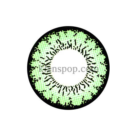 Ellen Panda Pm Green Colored Contacts (2Pcs) 6 Months