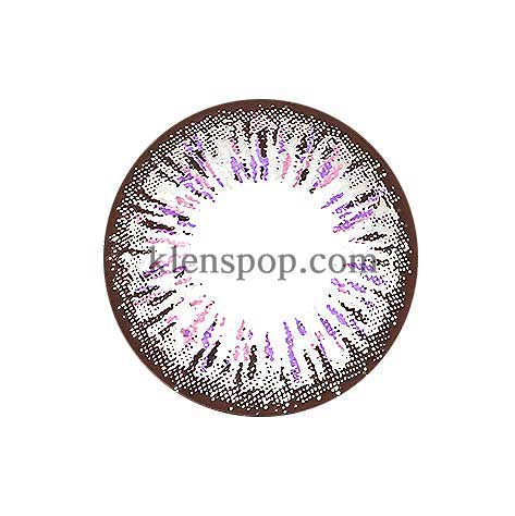 Ellen 4Color Violet Colored Contacts (2Pcs) 6 Months