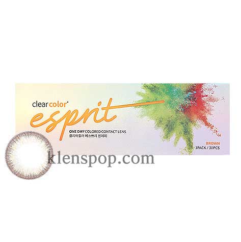 Main-Image-Esprit-1Day-Brown-30Pcs-Colored-Contacts