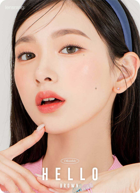 Hello Brown (2pcs) Monthly ( Buy 1 Get 1 Free ) Colored Contacts