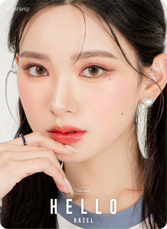 Hello Hazel (2pcs) Monthly ( Buy 1 Get 1 Free ) Colored Contacts