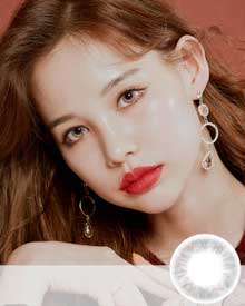 Ina Grey (2Pcs) (Silicone Hydrogel) Monthly Colored Contacts