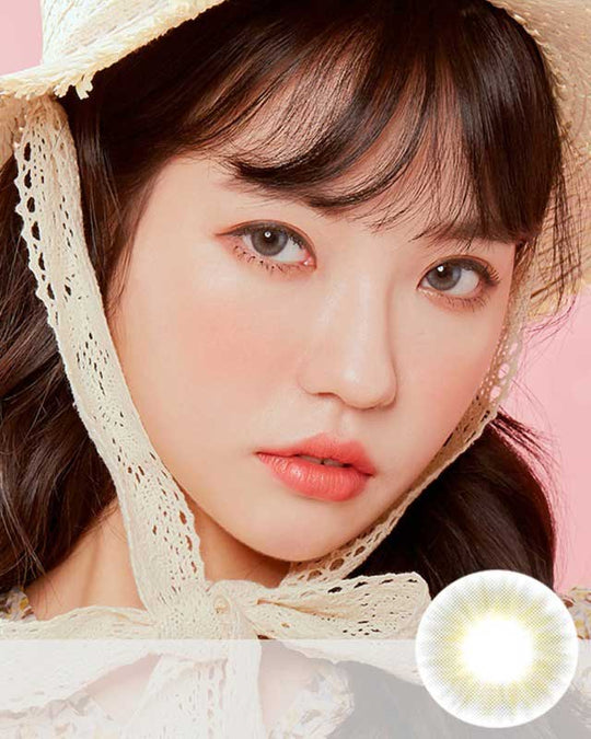 Irish Grey+Blue (2Pcs) Monthly (Iris Lens) Colored Contacts