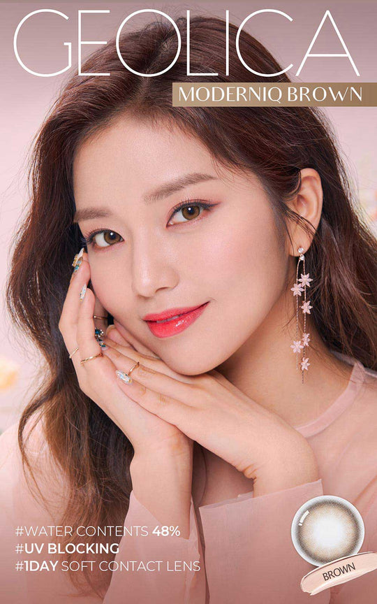 Moderniq 1Day Brown (20Pcs) (Puscon) Colored Contacts