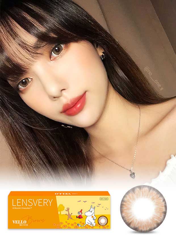 Main-Image-Moomin-Vello-Brown-10pcs-Daily-Colored-Contacts